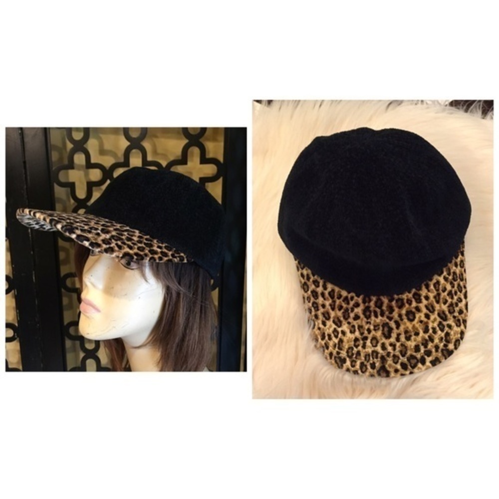 LEOPARD BLACK BASEBALL CAP Something Special SS